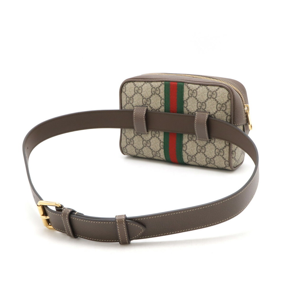Gucci Ophidia GG Supreme Belt Bag Body Waist Sherry Beige Brown - Picture 2 of 10